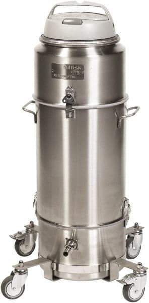 Nilfisk - 3.25 Gal, Stainless Steel Tank, Wet, Mercury Vacuum Cleaner - 10 Amps - Industrial Tool & Supply