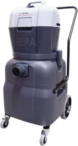 Nilfisk - 12 Gal, Plastic Tank, Dry, Vacuum - 8.5 Amps - Industrial Tool & Supply