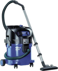 Nilfisk - 8 Gal Plastic Tank, Electric Powered Wet/Dry Vacuum - 1.34 Peak hp, 120 Volt, 8.3 Amps, 10' Hose Fitting, General Purpose Filter, Accessories Included - Industrial Tool & Supply