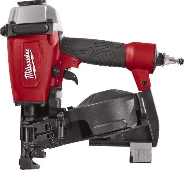 Milwaukee Tool - 1-3/4" Nail Length, 2-1/2 to 3.8mm Nail Diam, 0.12 Gauge Roofing Air Nailer - Industrial Tool & Supply