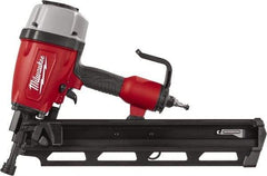 Milwaukee Tool - 3-1/2" Nail Length, 2-1/2 to 3.8mm Nail Diam, 0.15 Gauge Framing Air Nailer - Industrial Tool & Supply