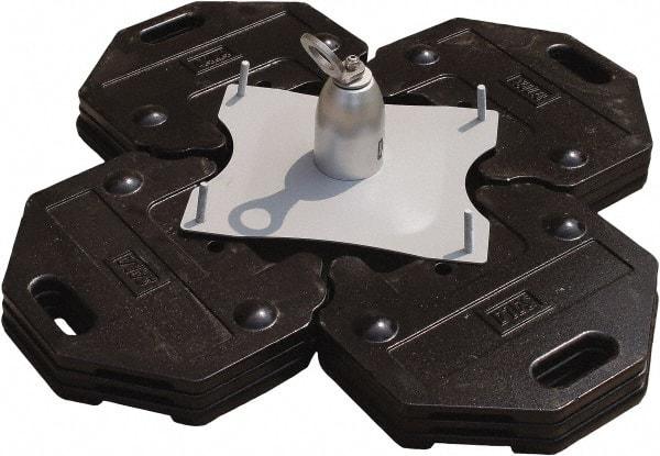 DBI/SALA - D-Ring Adjustable Roof Anchor - 310 Lb Capacity, Vinyl Coated PVC - Industrial Tool & Supply