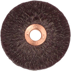 3″ Polyflex Encapsulated Small Diameter Crimped Wire Wheel, .014″ Steel Fill, 1/2″ Arbor Hole - Industrial Tool & Supply