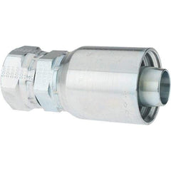 Parker - 1-5/8-12 Female JIC Steel Hydraulic Hose Female JIC 37° Swivel & Straight Fitting - -20 Hose Size, 1 1/4" Hose Diam - Industrial Tool & Supply
