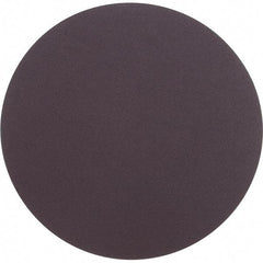 Superior Abrasives - 12" Diam, 100 Grit Aluminum Oxide Adhesive PSA Disc - Fine Grade, Brown, Cloth Backing, Flexible - Industrial Tool & Supply