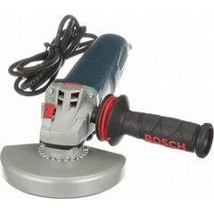 Bosch - 6" Wheel Diam, 9,300 RPM, Corded Angle & Disc Grinder - 5/8-11 Spindle, 120 Volts, 13 Amps - Industrial Tool & Supply