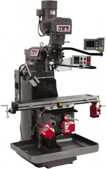 Jet - 9 x 49" 3 hp 230V Electronic Variable Speed Control 3 Phase Knee Milling Machine - Industrial Tool & Supply