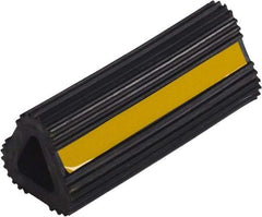 Vestil - 4-3/16" Wide x 3-15/16" High x 10" Deep, Rubber Wheel Chock - Industrial Tool & Supply