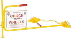 Vestil - 40-1/16" Wide x 20-1/8" High x 45" Deep, Steel Wheel Chock - Industrial Tool & Supply