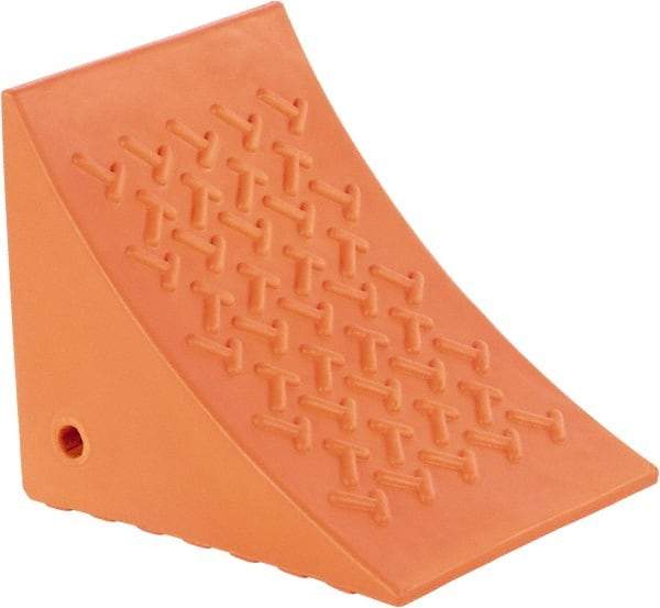 Vestil - 14-7/8" Wide x 15" High x 17-1/2" Deep, Urethane Wheel Chock - Industrial Tool & Supply