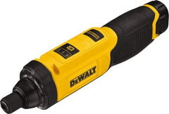 DeWALT - 8 Volt Lithium-Ion Battery Inline Cordless Screwdriver - 430 RPM, 430 In/Lb Torque - Industrial Tool & Supply
