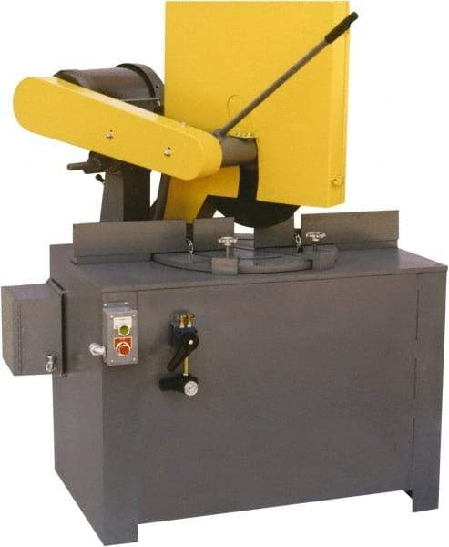 Kalamazoo - 20 or 22" Blade Diam, 1" Arbor Hole, Miter Chop & Cutoff Saw - 2,500 RPM, 20 hp, 220/440 Volts, 3 Phase - Industrial Tool & Supply