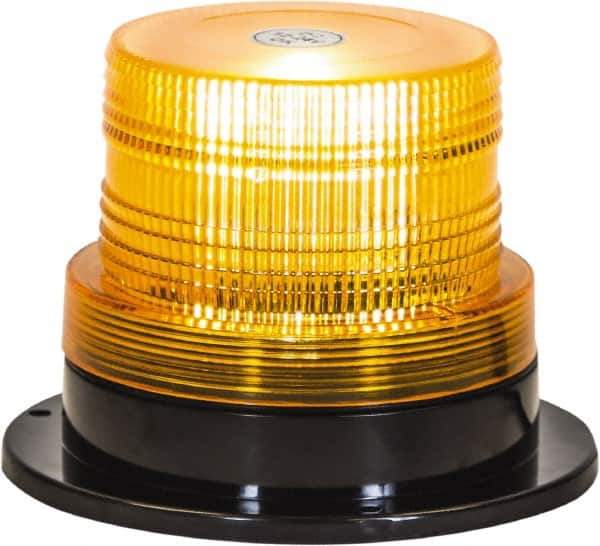 Buyers Products - 1.7 Joules, Variable Flash Rate, Magnetic or Permanent Mount Emergency Strobe Light Assembly - Powered by 12 to 24 Volts, Amber - Industrial Tool & Supply