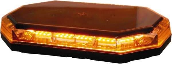 Buyers Products - Variable Flash Rate, Magnetic or Permanent Mount Emergency LED Lightbar Assembly - Powered by DC, Amber & Clear - Industrial Tool & Supply