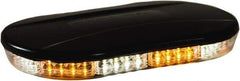 Buyers Products - Variable Flash Rate, Magnetic or Permanent Mount Emergency LED Lightbar Assembly - Powered by DC, Amber & Clear - Industrial Tool & Supply