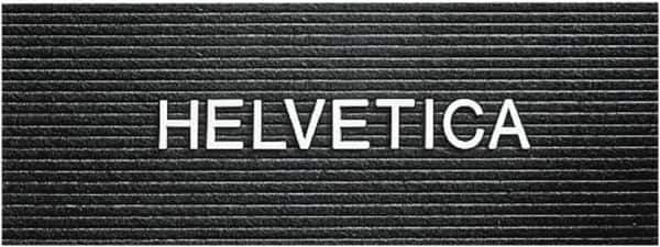 Quartet - Plastic Letter Kits Type: Reusable Letters Display Size: 1/2 (Inch) - Industrial Tool & Supply