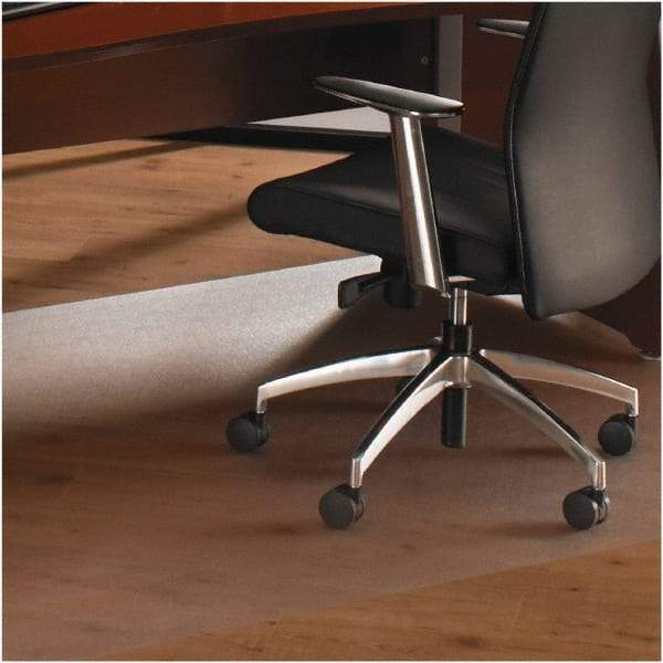 Floortex - 79" Long x 60" Wide, Chair Mat - Rectangular, Straight Edge Style - Industrial Tool & Supply