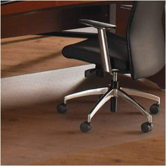 Floortex - 79" Long x 60" Wide, Chair Mat - Rectangular, Straight Edge Style - Industrial Tool & Supply