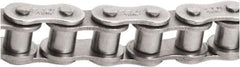 Tritan - 1/2" Pitch, ANSI 41, Single Strand Roller Chain - Chain No. 41SS, 1,349 Lb. Capacity, 10 Ft. Long, 0.306" Roller Diam, 0.246" Roller Width - Industrial Tool & Supply