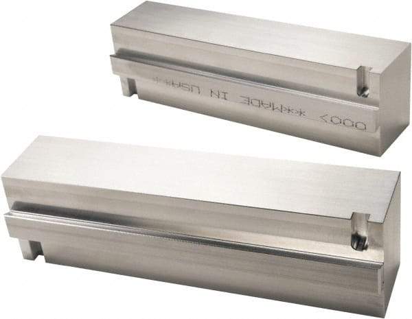 Kurt - 7" Jaw Width, 50.29mm Jaw Height, 1-1/2" Jaw Thickness, Quick Change Jaw System Vise Jaw Sets - Aluminum, Bolt-On, 2 Jaws, Soft Jaws - Industrial Tool & Supply