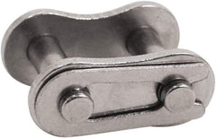 Tritan - 1" Pitch, ANSI 80, Roller Chain Connecting Link - For Use with Single Strand Chain - Industrial Tool & Supply