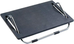 Safco - 18-1/2" Wide, 5" High Adjustable Foot Rest - Black - Industrial Tool & Supply