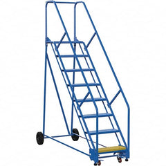 Vestil - 110" High 350 Lb Capacity 8 Step Ladder - Industrial Tool & Supply