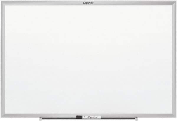 Quartet - 48" High x 72" Wide Magnetic Dry Erase Board - Steel, Includes Z-Bracket - Industrial Tool & Supply