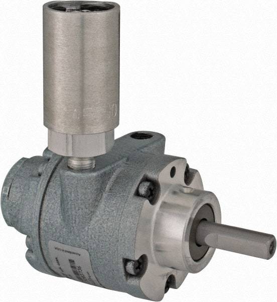 Gast - 1/2 hp Reversible Hub Air Actuated Motor - 6,000 Max RPM, 1.14" Shaft Length, 4.66" OAL, 3/8" Shaft Diam - Industrial Tool & Supply