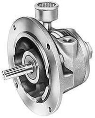 Gast - 4 hp Reversible NEMA 56C Air Actuated Motor - 3,000 Max RPM, 2.06" Shaft Length, 8.29" OAL, 5/8" Shaft Diam - Industrial Tool & Supply