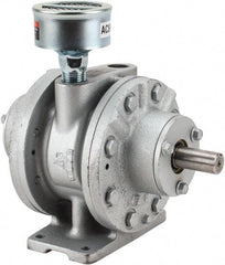 Gast - 5 hp Reversible Foot Air Actuated Motor - 2,500 Max RPM, 1.53" Shaft Length, 8.41" OAL, 3/4" Shaft Diam - Industrial Tool & Supply