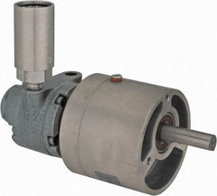 Gast - 1/3 hp Reversible Face Air Actuated Motor - 15:1 Gear Ratio, 350 Max RPM, 6.88" OAL, 1/2" Shaft Diam - Industrial Tool & Supply