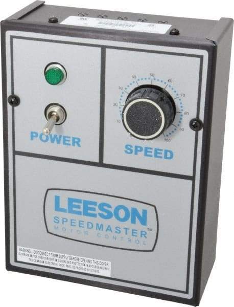 Leeson - Electric AC DC Motor - 208, 230, 460 V Input - Industrial Tool & Supply