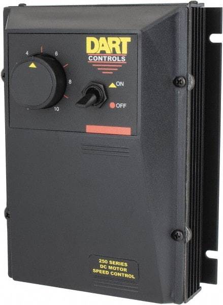 Dart Controls - 2 Max hp, 30 Max RPM, Electric AC DC Motor - 120, 240 V Input - Industrial Tool & Supply