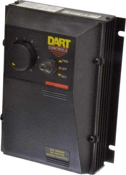 Dart Controls - 2 Max hp, 30 Max RPM, Electric AC DC Motor - 120, 240 V Input - Industrial Tool & Supply