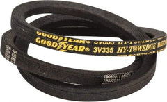 Continental ContiTech - Section 3V, 34" Outside Length, V-Belt - Fiber Reinforced Wingprene Rubber, HY-T Wedge MatchmakerEnvelope, No. 3V335 - Industrial Tool & Supply