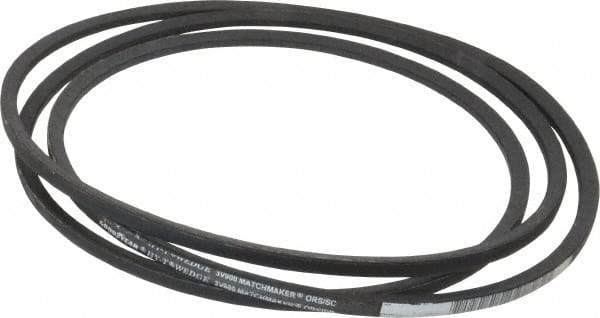 Continental ContiTech - Section 3V, 90" Outside Length, V-Belt - Fiber Reinforced Wingprene Rubber, HY-T Wedge MatchmakerEnvelope, No. 3V900 - Industrial Tool & Supply