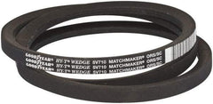 Continental ContiTech - Section 5V, 71" Outside Length, V-Belt - Fiber Reinforced Wingprene Rubber, HY-T Wedge MatchmakerEnvelope, No. 5V710 - Industrial Tool & Supply