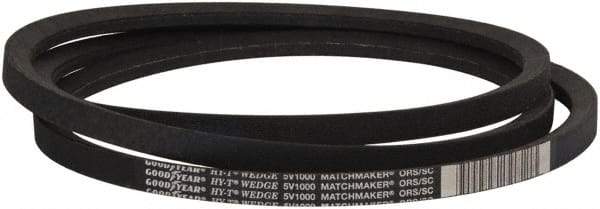Continental ContiTech - Section 5V, 100" Outside Length, V-Belt - Fiber Reinforced Wingprene Rubber, HY-T Wedge MatchmakerEnvelope, No. 5V1000 - Industrial Tool & Supply