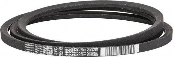 Continental ContiTech - Section 5V, 106" Outside Length, V-Belt - Fiber Reinforced Wingprene Rubber, HY-T Wedge MatchmakerEnvelope, No. 5V1060 - Industrial Tool & Supply