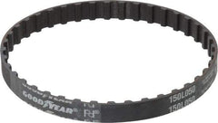 Continental ContiTech - Section L, 1/2" Wide, Timing Belt - Helanca Weave Stretch Nylon, L Series Belts Positive Drive, No. 150L - Industrial Tool & Supply