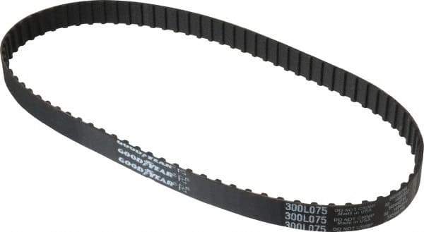 Continental ContiTech - Section L, 3/4" Wide, Timing Belt - Helanca Weave Stretch Nylon, L Series Belts Positive Drive, No. 300L - Industrial Tool & Supply