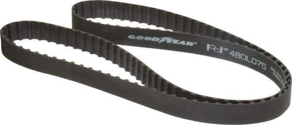 Continental ContiTech - Section L, 3/4" Wide, Timing Belt - Helanca Weave Stretch Nylon, L Series Belts Positive Drive, No. 480L - Industrial Tool & Supply