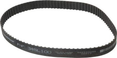 Continental ContiTech - Section L, 1" Wide, Timing Belt - Helanca Weave Stretch Nylon, L Series Belts Positive Drive, No. 345L - Industrial Tool & Supply