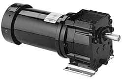 Leeson - 1/6 Max hp, 156 Max RPM, Electric AC DC Motor - 115 V Input, Single Phase, 38D Frame - Industrial Tool & Supply