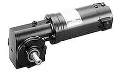 Leeson - 1/17 Max hp, 500 Max RPM, Electric AC DC Motor - 115 V Input, 24D Frame - Industrial Tool & Supply