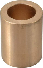 Made in USA - 3/4" Inside x 1-1/8" Outside Diam, Cast Bronze Sleeve Bearing - 1-1/2" OAL - Industrial Tool & Supply