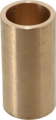 Made in USA - 1" Inside x 1-1/4" Outside Diam, Cast Bronze Sleeve Bearing - 2-1/2" OAL - Industrial Tool & Supply