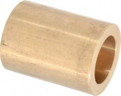 Made in USA - 1" Inside x 1-1/2" Outside Diam, Cast Bronze Sleeve Bearing - 2" OAL - Industrial Tool & Supply