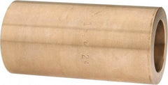 Made in USA - 1" Inside x 1-1/2" Outside Diam, Cast Bronze Sleeve Bearing - 3" OAL - Industrial Tool & Supply